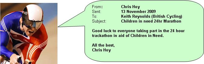 Chris Hoy support